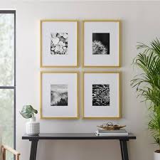 Stylewell 16 X 20 Matted To 8 X 10 Gold Gallery Wall Picture Frame Set Of 4