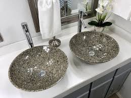 2 Granite Stone Sinks Bathroom Vessel