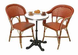 Modern French Bistro Tables And Chairs