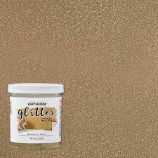 Rust Oleum 360218 2pk Glitter Interior Wall Paint 28 Oz Harvest Gold 2 Pack