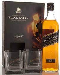 black label scotch whisky 12 year gift