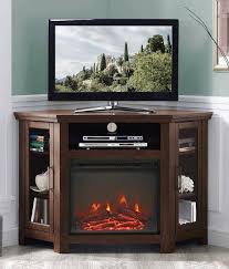 48 Wood Corner Fireplace Media Tv