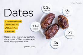 dates nutrition facts and health benefits