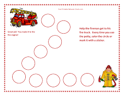 Preschool Behavior Charts Fire Truck Google Search