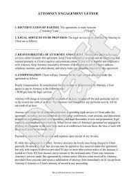 An engagement letter also serves to limit the scope of the company's services. Lawyer Client Agreement Free Printable Documents Engagement Letter Retainer Agreement Lettering