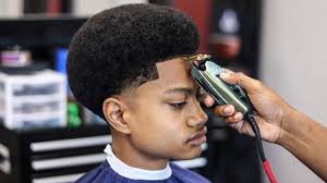 Black hair stylists & barbers. Barber Tutorial Taper Afro Youtube