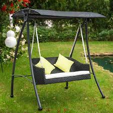 Outsunny Garden Rattan Swing Chair