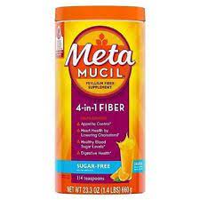 metamucil psyllium fiber supplement by