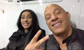 'fast and furious' star vin diesel teased the rapper's appearance in the upcoming flick. Rapper Actor Cardi B Joins Cast Of Fast And Furious 9 Orissapost
