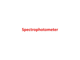 ppt spectrophotometer powerpoint