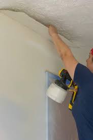 how to repair textured ceilings