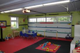 turn your garage into a great playroom