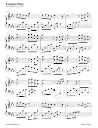 piano sheet piano s