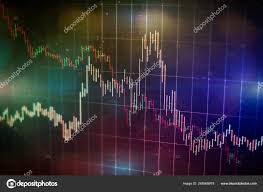 Forex Trading Graph And Candlestick Chart Suitable For