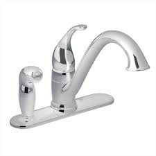 These hoses seem to be the weak link for spray faucets, even when buying better brands like moen. Moen Camerist Single Handle Side Sprayer Kitchen Faucet With Spray In Chrome 7835 The Home Depot