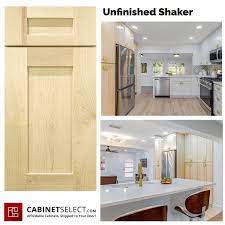 10x10 unfinished shaker kitchen