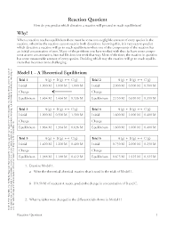 Pogil activities for highschool chemistry types of chemical reactions key : Pogil Activities For Ap Chemistry Sample Activity
