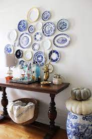 Blue And White Plate Gallery Wall