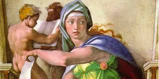 the delphic sibyl painting of the