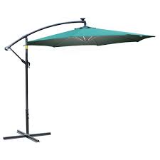 Teal Garden Patio Umbrella With Crank