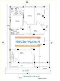 South Facing House Plan 40 65 Best