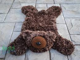 faux bear skin nursery rug share a