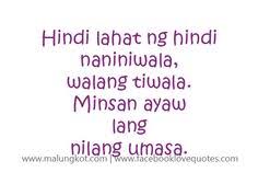 Tagalog Love Quotes – Relasyon Problem Quotes | Patama Quotes ... via Relatably.com
