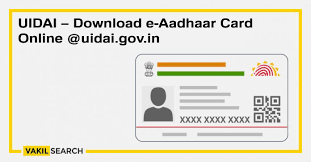 uidai gov in aadhaar card