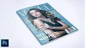 how to create a magazine cover in