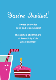 free printable party invitations templates