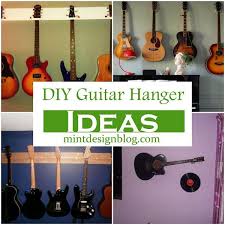 25 Diy Guitar Hanger Ideas Mint