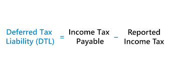 Deferred Tax Liability Dtl Formula