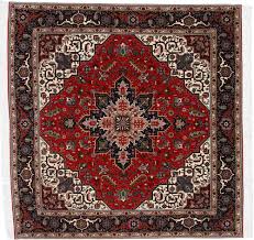 6x6 square heriz tabriz persian rugs