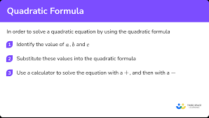 Quadratic Formula Gcse Maths Steps