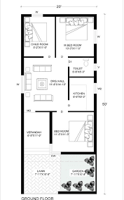 20x50 House Plan For Your Dream House