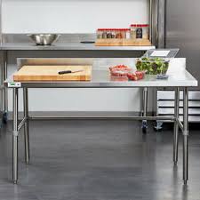 304 stainless is commonly used in the food services industry. New 30 X 60 Stainless Steel Work Prep Table Commercial Open Base Backsplash 400010126651 Ebay