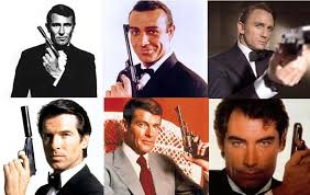 James Bond: 12(!) actors, and 27 movies in 59 years
