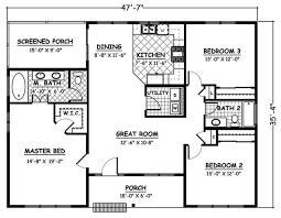 Low Cost Small Ranch House Plan 3 Bed