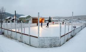 backyard ice homemade skating rinks