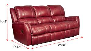 Mercury Red Power Reclining Sofa