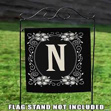 Classic Monogram N Garden Flag