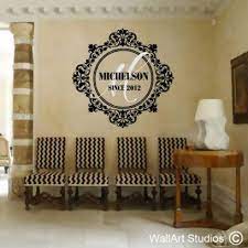 Monograms Family Crests Wall Decals