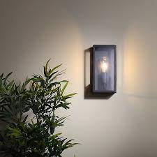 Minerva Outdoor Box Lantern Wall Light