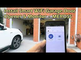 Install Wifi Garage Door Opener Monitor Meross Msg100