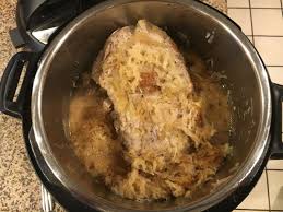pork roast and sauer in instant pot