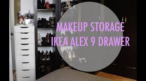 makeup storage ft ikea alex 9 drawer