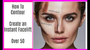 over 50 how to contour to create an