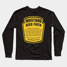 Inspirational Christian Mustard Seed Faith Bible Verse T Shirt
