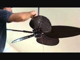 adjusting the ceiling fan blades you