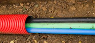 Types of wire used by utilities in power transmission: How To Install An Underground Conduit Doityourself Com